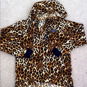 PINK Victoria’s Secret Cheetah Sherpa